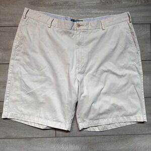 Peter Millar Pima Cotton Chino Shorts Men's Size 42 (Actual 40") Khaki Pockets